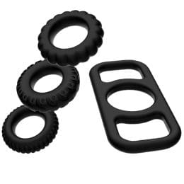 ADDICTED TOYS - COCK RING SET 4 PIECES 2